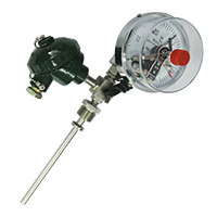 WSSE-481帶熱電偶(阻)的雙金屬溫度計(jì)